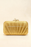 Phoebe | Women’s Pleated Satin Clutch Bag