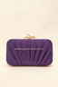 Phoebe | Women’s Pleated Satin Clutch Bag