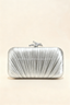 Phoebe | Women’s Pleated Satin Clutch Bag