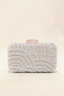 Nia | Women’s Hand-Embellished Pearl Clutch