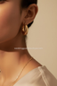 Aubrielle | Women's Gold-Plated Hoop Earrings