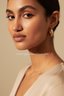 Aubrielle | Women's Gold-Plated Hoop Earrings