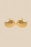 Callie | Women's Gold Seashell Earrings
