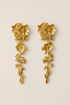 Celeste | Women's Flowery Fringe Earrings