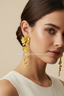 Celeste | Women's Flowery Fringe Earrings