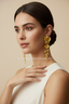 Celeste | Women's Flowery Fringe Earrings