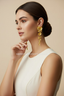 Celeste | Women's Flowery Fringe Earrings