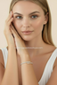 Clara | Women’s Wrap Around Zirconia Bangle Bracelet