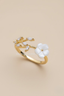 Elsie | Women's Flower Adjustable Ring
