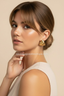 Emeryn | Women’s Modern Triangle Gold Earrings