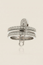 Genevieve | Women’s Triple Hoop Fidget Ring with Safety Pin