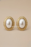 Gianna | Women's Vintage Pearl Statement Earrings