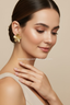 Kylie | Women's Gold Plated Flower Earrings