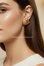 Madeleine | Women's Gold Shell Earrings