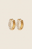 Marley | Women’s Pavé Hoop Earrings