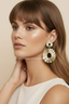 Ophelia | Women's Textured Disc Drop Earrings