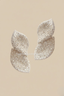 Presley | Women's Diamond Leaf Shape Earrings