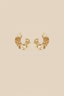 Willow | Women's Gold Wavy Textured Earrings