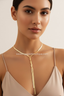 Zoelle | Women's Chain Twist Tassel Necklace